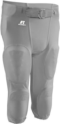 E105593 Youth Medium (WHITE) Practice Football Pants (Pads Not Included)