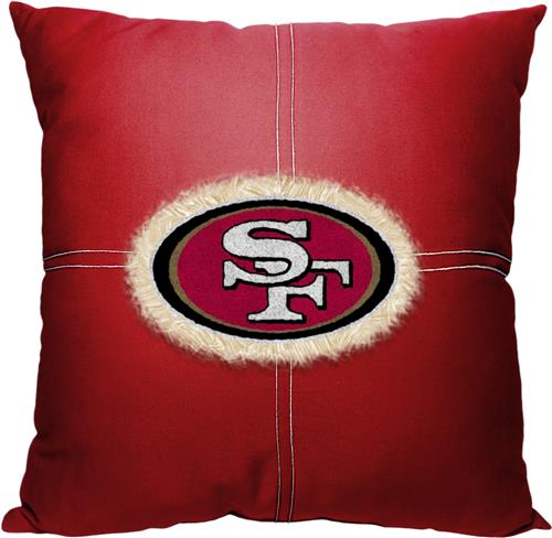 Northwest NFL 49ers Letterman Pillow