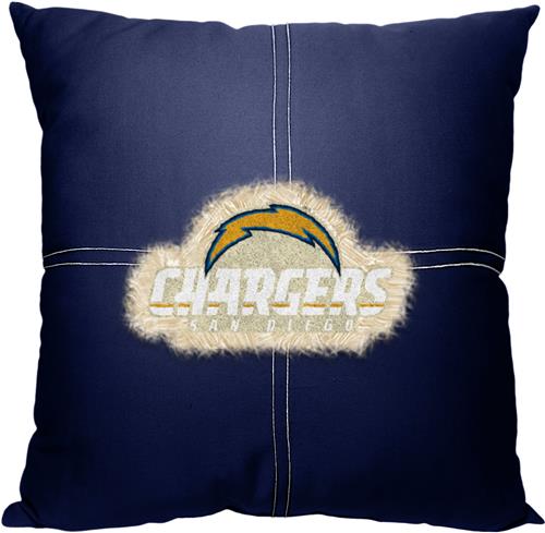 Northwest NFL Chargers Letterman Pillow
