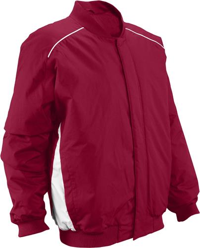 Mens Adult Small Full Snap Water Resistant Baseball Jacket - CO. Decorated in seven days or less.