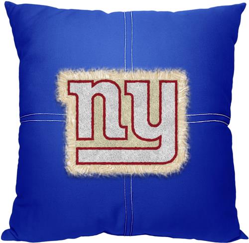 Northwest NFL Giants Letterman Pillow