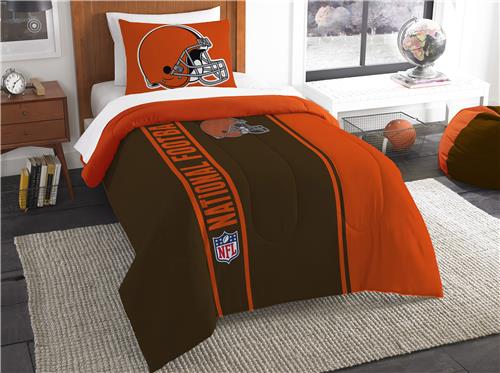 Northwest NFL Browns Twin Comforter & Sham