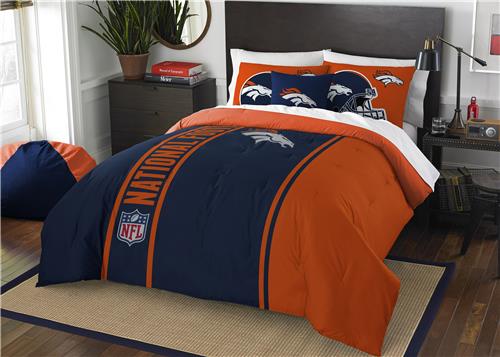 Northwest NFL Broncos Full Comforter & 2 Shams