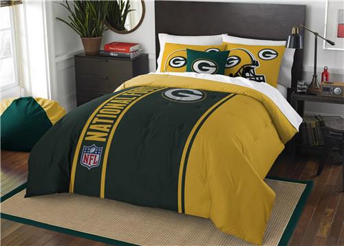 Northwest NFL Packers Full Comforter & 2 Shams