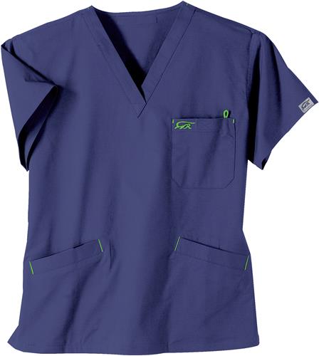 IguanaMed Womens Classic Scrub Top. Embroidery is available on this item.