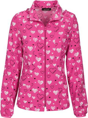 HeartSoul Womens Warm-up Scrub Jacket