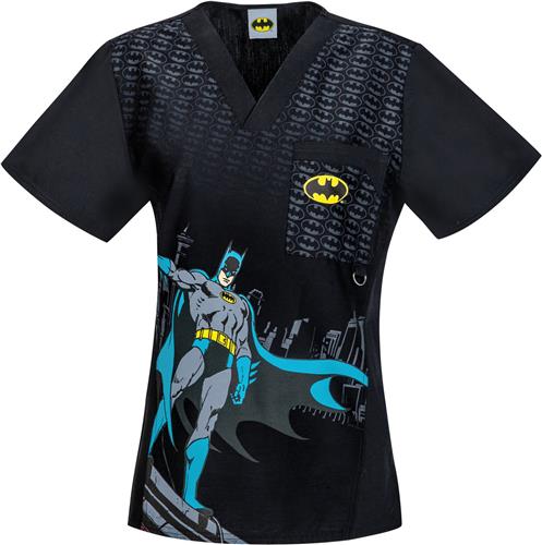 Cherokee Tooniforms DC Comics The Batman Scrub Top