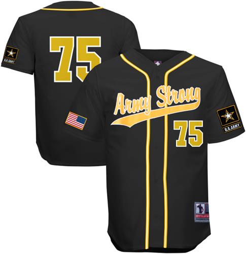 Battlefield Army Strong Authentic Baseball Jerseys. Free shipping.  Some exclusions apply.
