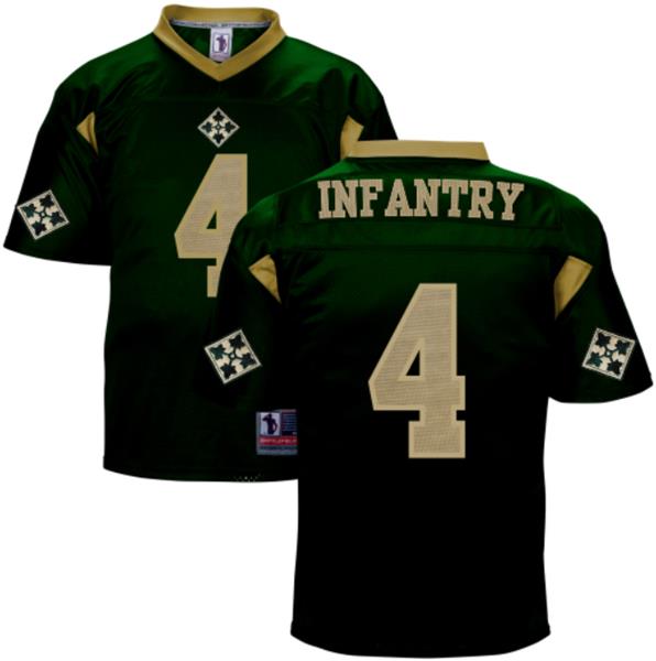 Battlefield Mens 4th Infantry Army Football Jersey Closeout Sale