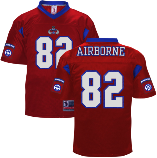 E106196 Battlefield Men 82nd Airborne Army Football Jersey