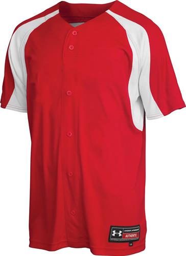 Under Armour UBJ105M Mens MVP Mesh Faux Baseball Jersey. Decorated in seven days or less.