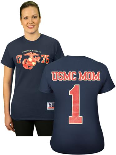 Battlefield Collection Marines Mom Jersey Tee
