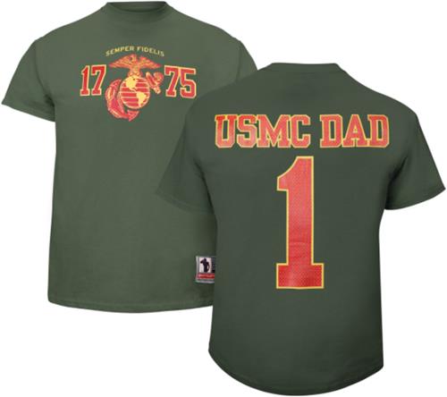 Battlefield Collection Marines Dad Jersey Tee