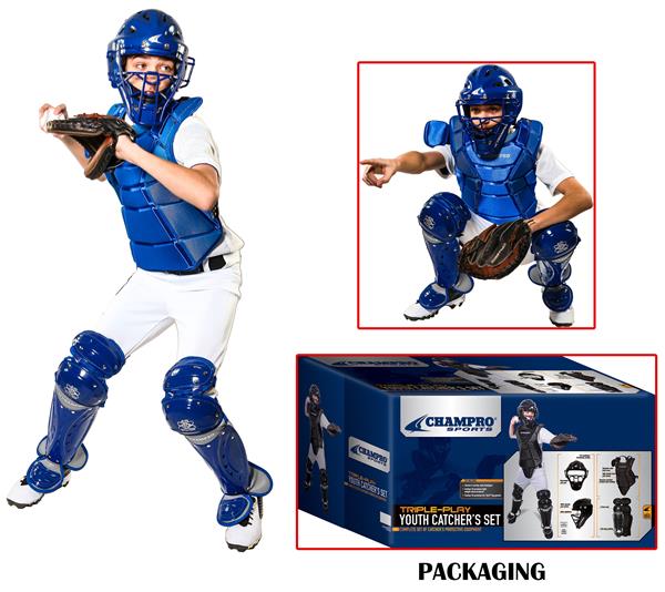 champro helmax catcher's set
