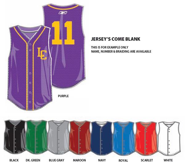 11 Baseball Jersey Template Images - Blank Baseball Jersey