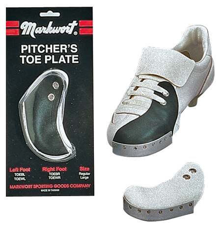 Markwort Aluminum Baseball Pitcher's Toe Plates