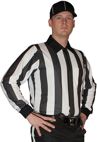 Cliff Keen 2" Stripe Football Officials L/S Shirt