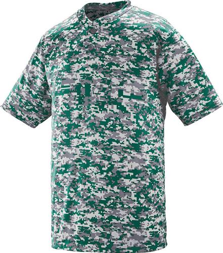 Augusta Sportswear Digi Camo 2-Button Jersey. Decorated in seven days or less.