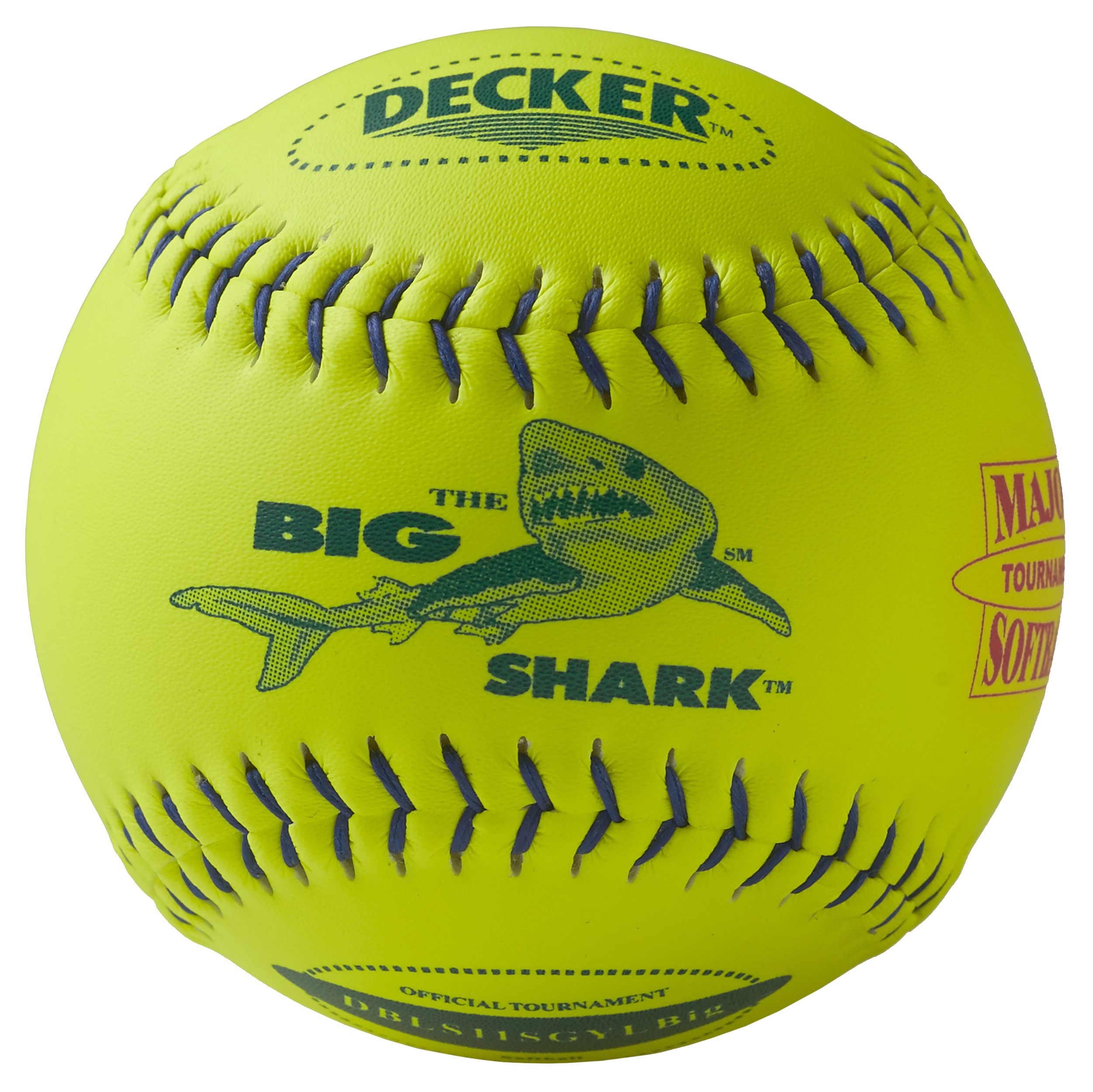 E107207 Decker USSSA Blue Shark 11" Fastpitch Softballs DZ
