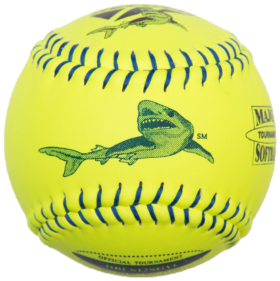 E107211 Decker USSSA Blue Shark 12" Fastpitch Softballs DZ