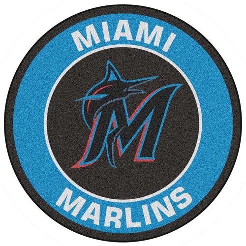 Fan Mats MLB Miami Marlins Roundel Mat