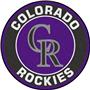 Fan Mats MLB Colorado Rockies Roundel Mat