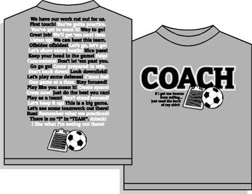 Coachisms Soccer Short Sleeve T-shirt