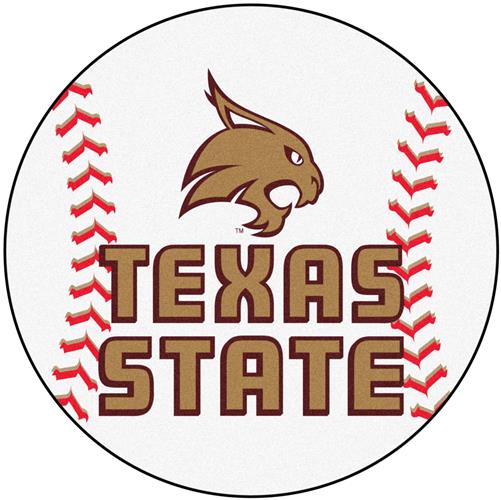 Fan Mats Texas State University Baseball Mat