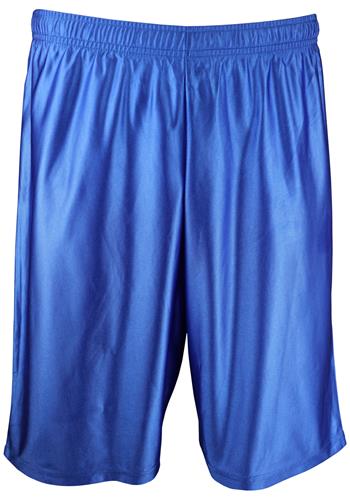 Adult Small "ROYAL" 11" Inseam Dazzle Adult Basketball Shorts
