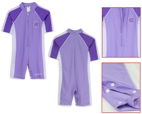 SunBusters Girls Short Sleeve Sunsuit. Free shipping.  Some exclusions apply.