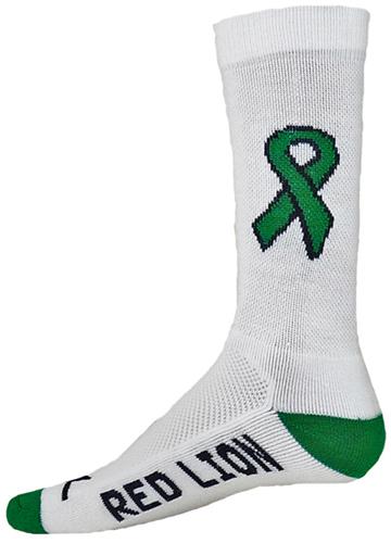 Size 6-8.5 Ribbon For Many Causes Cure Crew Socks