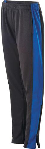 Womens Pocketed, Zipped Leg Openings, Heather Pants (Athletic,Black,Navy)
