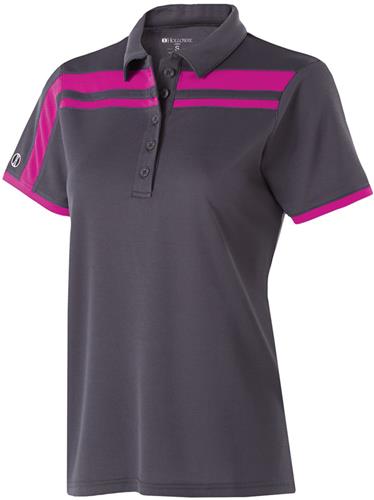 Holloway Ladies 5 Button Charge Polo. Printing is available for this item.