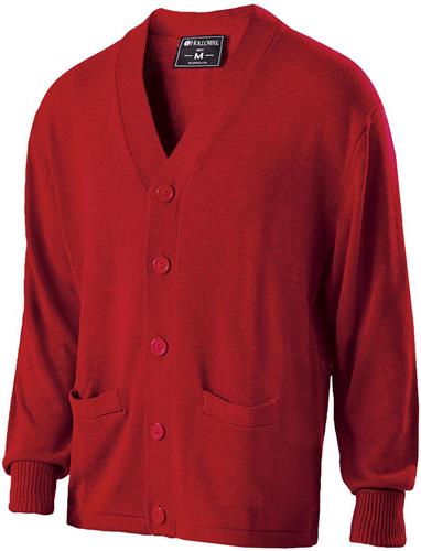 Holloway Letterman Full Button Sweater
