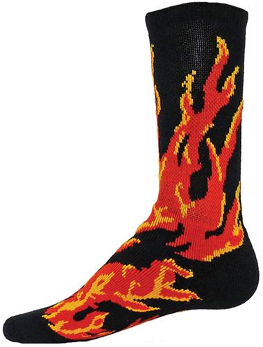 Youth Size 6 to 8 1/2 Raging Crew Socks