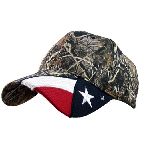 ROCKPOINT Outdoor Camo/Texas Flag Cap