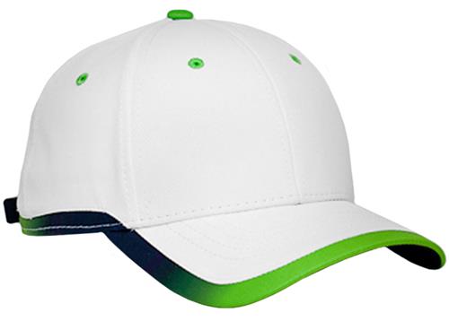 Pacific Headwear Lite Series Sublimated Color Caps. Embroidery is available on this item.