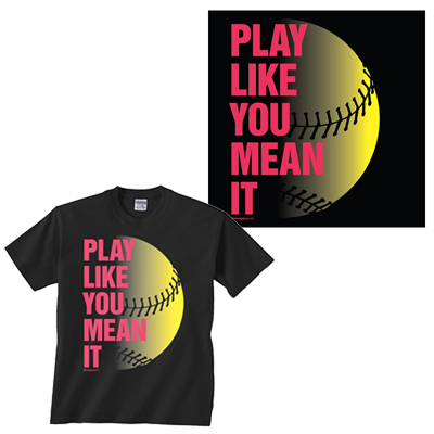 Image Sport Play Like You Mean It Softball Tee