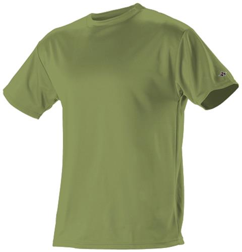 YOUTH-Medium YM "ARMY GREEN" Crew Neck Cooling Teee Shirt Jersey