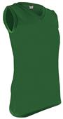 Girls Sleeveless Basketball Jersey (Ash,Cardinal,Dark Green)