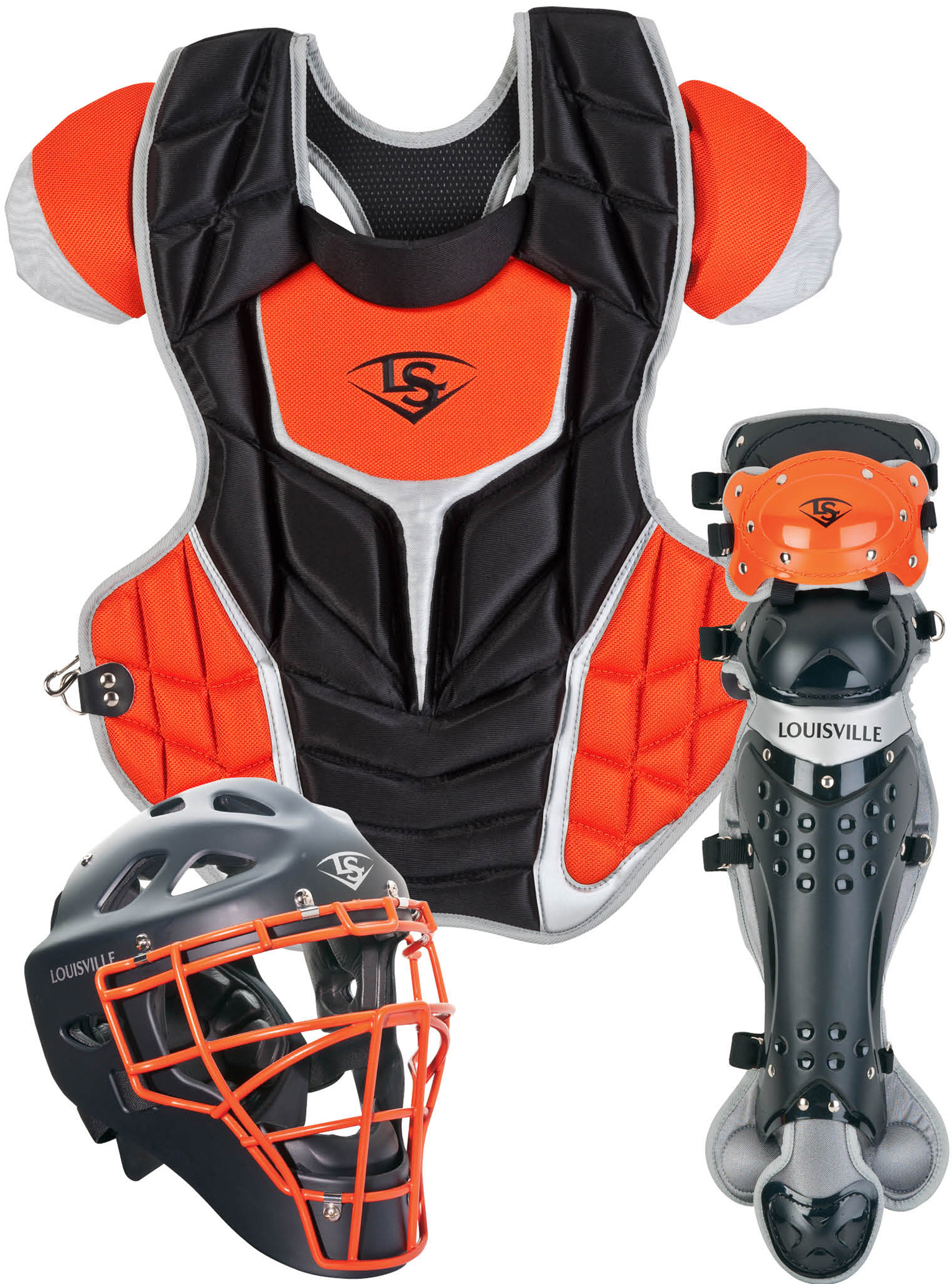E107943 Louisville Slugger Fastpitch 3PC Catcher Gear Set
