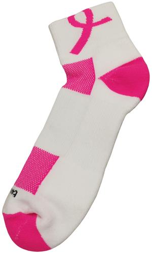 TCK Breast Cancer Quarter Socks LBCQ3 C/O