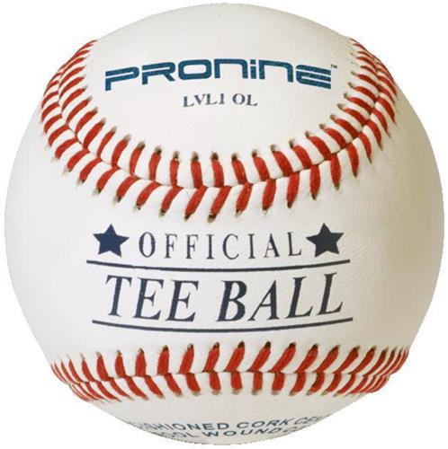 Pro Nine Official Tee Ball Raised Seam Baseballs