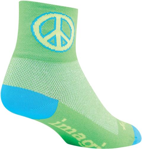 Sockguy Green Peace 3" Cuff Socks