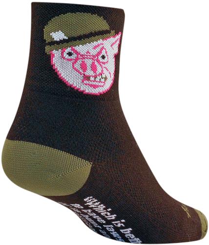 Sockguy Piggy Easy-Fit 3" Cuff Socks