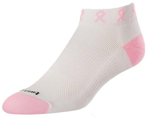 TCK Breast Cancer Ribbon Roll Socks CO