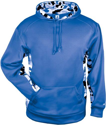 Badger Sport Adult Camo/Camo Blend Hoodie. Decorated in seven days or less.