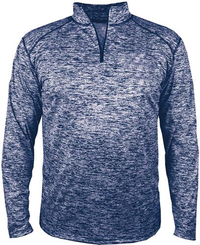 Badger Sport Adult Blend 1/4 Zip Pullover Shirt. Decorated in seven days or less.