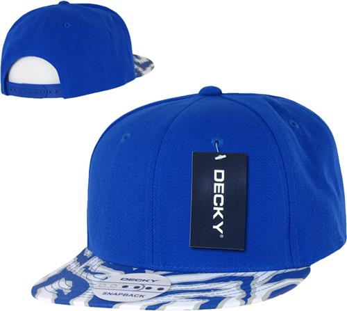 Decky Ziger 2 Tone 6-panel Snapback Caps. Embroidery is available on this item.