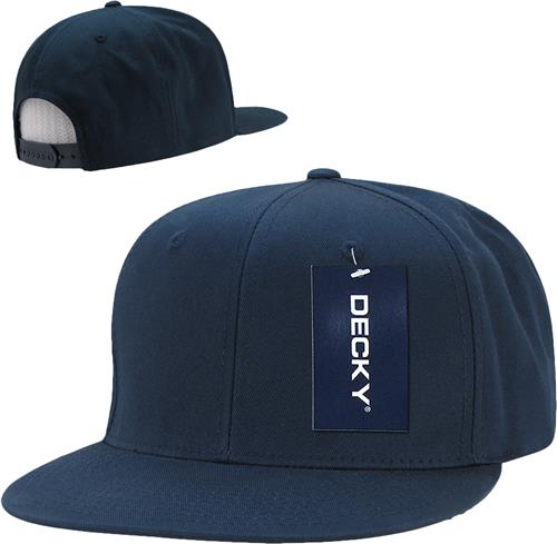 Decky Cotton 6-panel Snapback Caps. Embroidery is available on this item.